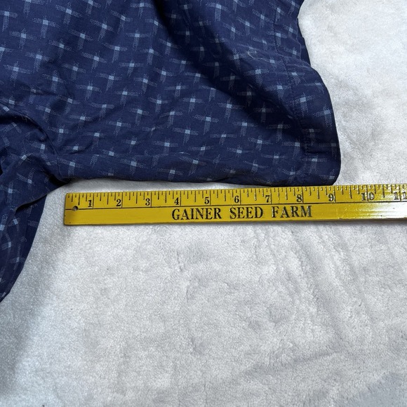 Banana Republic Shorts Mens 34 Blue Plaid Cross Pattern Chino Preppy‎ - Picture 6 of 6